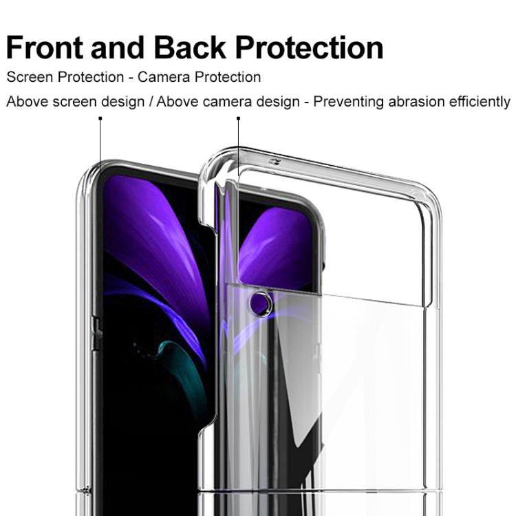 For Samsung Galaxy Z Flip4 5G IMAK Wing II Wear-resisting Crystal Pro PC Protective Phone Case - Galaxy Z Flip4 5G Cases by imak | Online Shopping UK | buy2fix