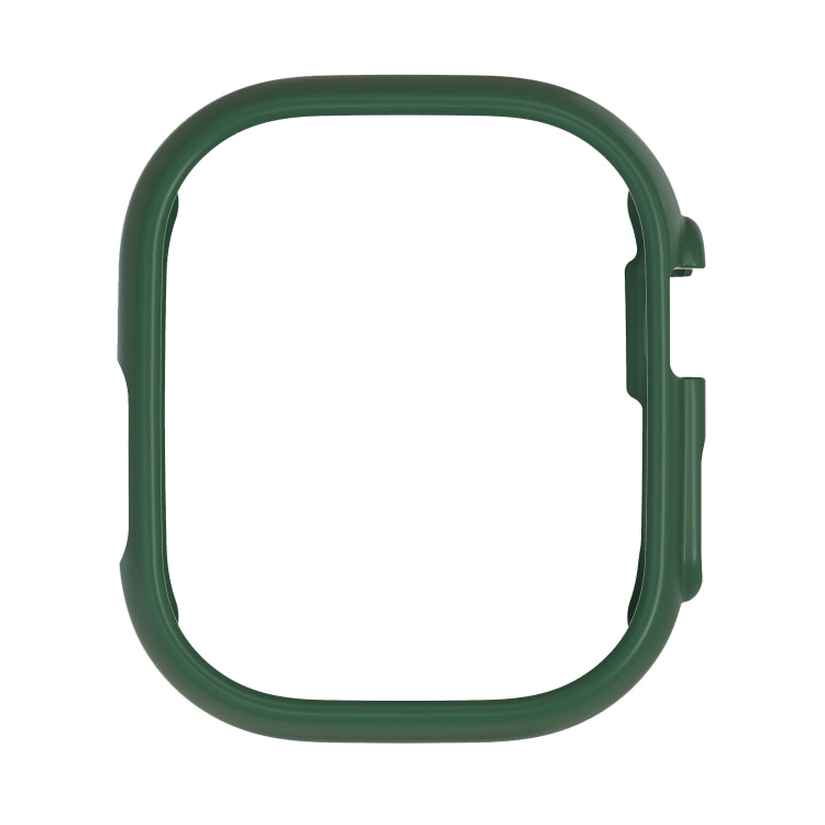 PC Hollow Protective Case For Apple Watch Ultra 49mm / Apple Watch Ultra 2 49mm(Official Green) - Watch Cases by buy2fix | Online Shopping UK | buy2fix