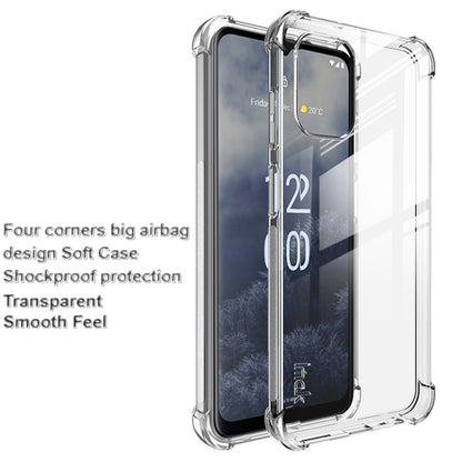 For Nokia G60 5G imak Shockproof Airbag TPU Phone Case(Transparent) - Nokia Cases by imak | Online Shopping UK | buy2fix