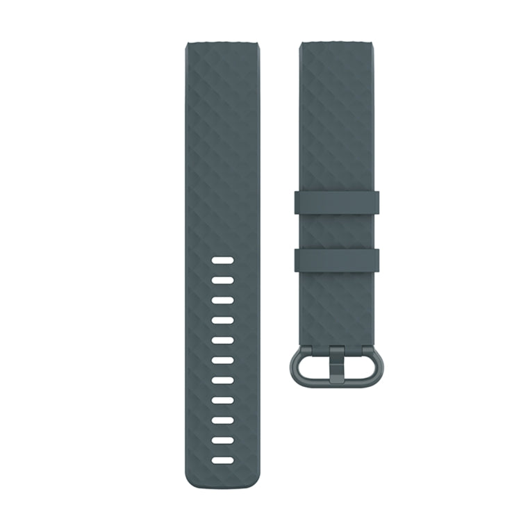 Color Buckle TPU Wrist Strap Watch Band for Fitbit Charge 4 / Charge 3 / Charge 3 SE, Size: S(Rock Teal) - Watch Bands by buy2fix | Online Shopping UK | buy2fix