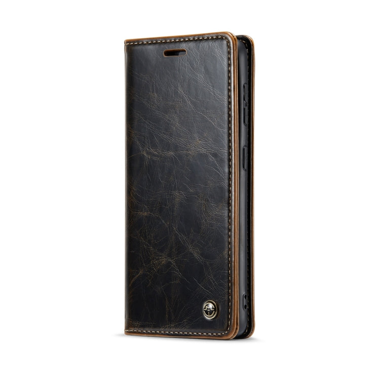 For Samsung Galaxy S20+ CaseMe 003 Crazy Horse Texture Leather Phone Case(Coffee) - Galaxy Phone Cases by CaseMe | Online Shopping UK | buy2fix