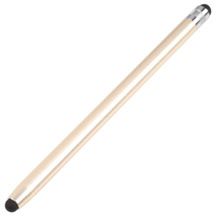 Universal Cloth Head + Silicone Head Stylus(Gold) - Stylus Pen by buy2fix | Online Shopping UK | buy2fix