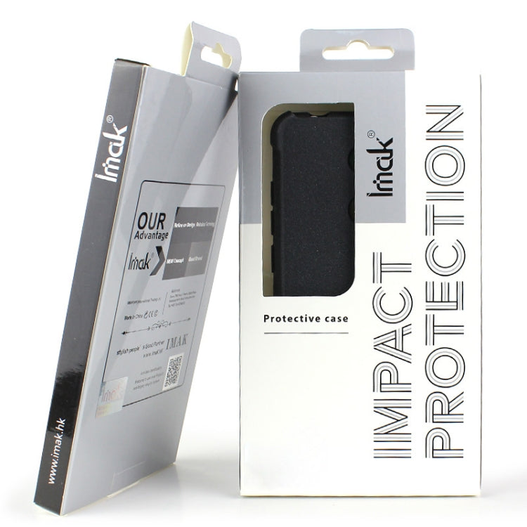 For Xiaomi Redmi K60E 5G imak Shockproof Airbag TPU Phone Case(Matte Black) - Xiaomi Cases by imak | Online Shopping UK | buy2fix