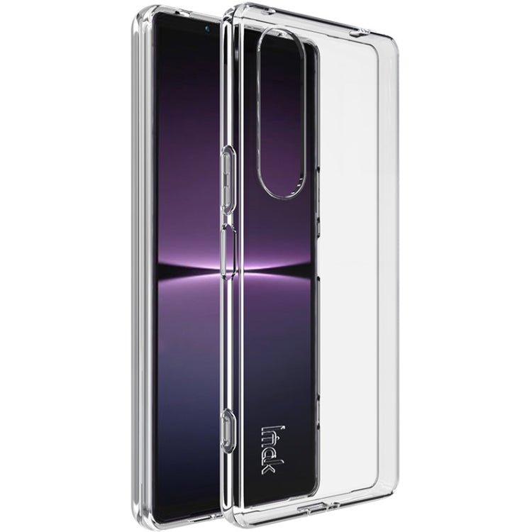 For Sony Xperia 1 V IMAK UX-5 Series TPU Phone Case(Transparent) - Sony Cases by imak | Online Shopping UK | buy2fix