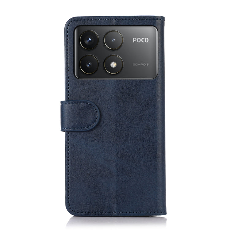 For Xiaomi Redmi K70 5G / K70 Pro 5G Cow Texture Leather Phone Case(Blue) - K70 Cases by buy2fix | Online Shopping UK | buy2fix