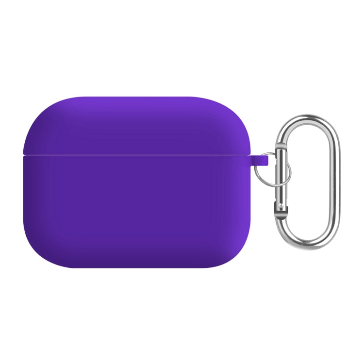 For AirPods Pro 2 PC Lining Silicone Bluetooth Earphone Protective Case(Dark Purple) - For AirPods Pro 2 by buy2fix | Online Shopping UK | buy2fix