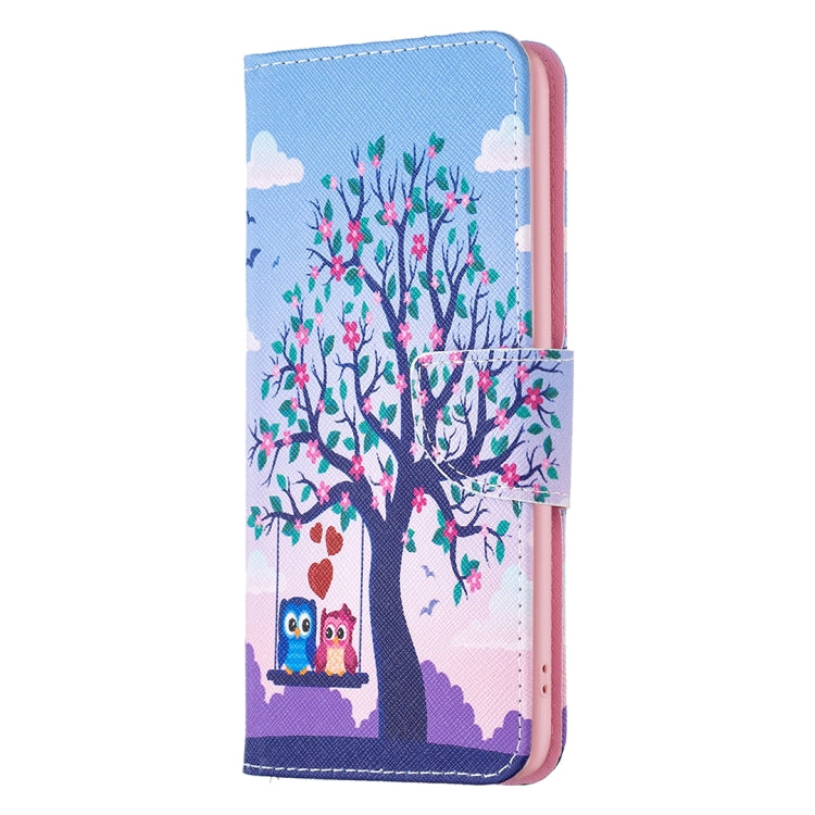 For Xiaomi Redmi 13C Colored Drawing Pattern Leather Phone Case(Owl) - 13C Cases by buy2fix | Online Shopping UK | buy2fix