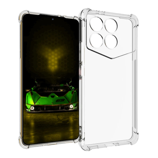 For Xiaomi Redmi K70 Pro Champion Shockproof Non-slip Thickening TPU Phone Case(Transparent) - K70 Pro Cases by buy2fix | Online Shopping UK | buy2fix