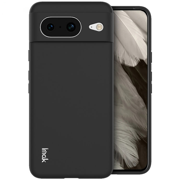 For Google Pixel 8 IMAK UC-3 Series Shockproof Frosted TPU Phone Case(Black) - Google Cases by imak | Online Shopping UK | buy2fix