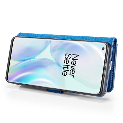 For OnePlus 8 Pro DG.MING Crazy Horse Texture Flip Detachable Magnetic Leather Case with Holder & Card Slots & Wallet (Blue) - OnePlus Cases by DG.MING | Online Shopping UK | buy2fix