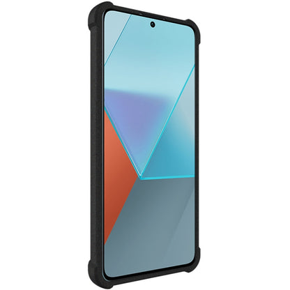 For Xiaomi Redmi Note 13 Pro+ 5G imak Shockproof Airbag TPU Phone Case(Matte Black) - Xiaomi Cases by imak | Online Shopping UK | buy2fix