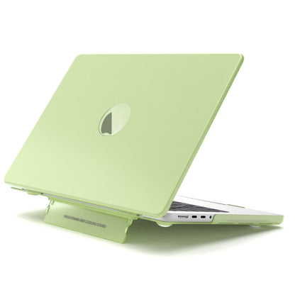 For MacBook Air 13.6 A2681 / A3113 Frosted Translucent Laptop Protective Case(Morandi Green) - MacBook Air Cases by buy2fix | Online Shopping UK | buy2fix