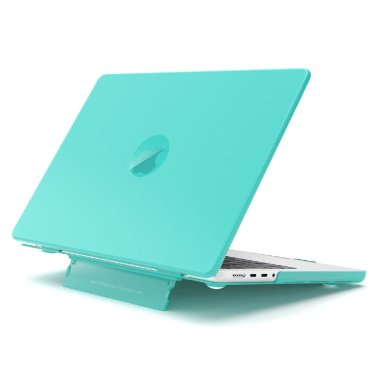 For MacBook Pro 16 inch A2141 Frosted Translucent Laptop Protective Case(Mint Green) - MacBook Pro Cases by buy2fix | Online Shopping UK | buy2fix