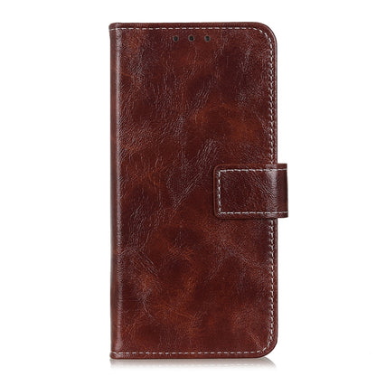 For iPhone 16 Pro Max Retro Crazy Horse Texture Horizontal Flip Leather Phone Case(Brown) - iPhone 16 Pro Max Cases by buy2fix | Online Shopping UK | buy2fix