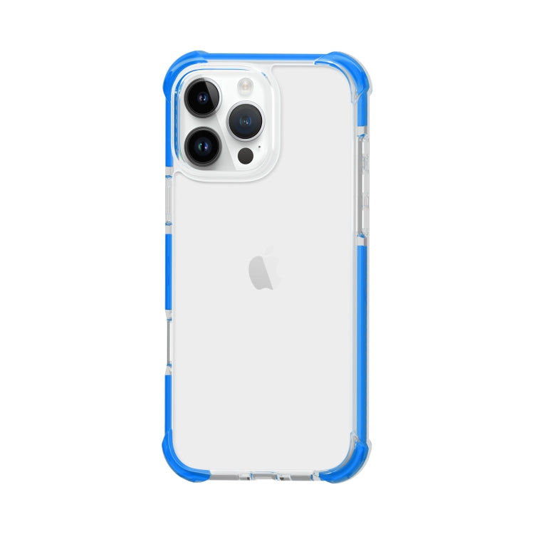 For iPhone 16 Pro Four-corner Shockproof TPU + Acrylic Phone Case(Blue) - iPhone 16 Pro Cases by buy2fix | Online Shopping UK | buy2fix