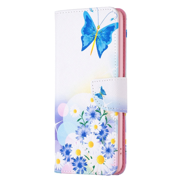 For iPhone 16 Pro Colored Drawing Pattern Leather Phone Case(Butterfly Love) - iPhone 16 Pro Cases by buy2fix | Online Shopping UK | buy2fix