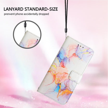 For iPhone 16 Pro Max PT003 Marble Pattern Flip Leather Phone Case(Galaxy Marble White LS004) - iPhone 16 Pro Max Cases by buy2fix | Online Shopping UK | buy2fix