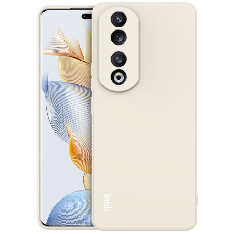 For Honor 90 Pro 5G imak UC-4 Series Straight Edge TPU Phone Case(White) - Honor Cases by imak | Online Shopping UK | buy2fix