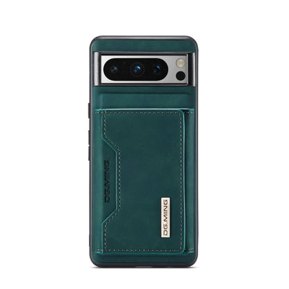 For Google Pixel 8 Pro DG.MING M2 Series 3-Fold Multi Card Bag + Magnetic Phone Case(Green) - Google Cases by DG.MING | Online Shopping UK | buy2fix