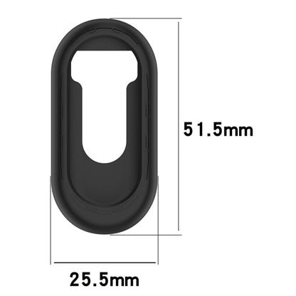 For Xiaomi Mi Band 8 Pure Color Silicone Watch Protective Case(Grey) - Watch Cases by buy2fix | Online Shopping UK | buy2fix