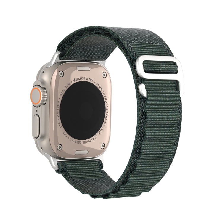 For Apple Watch 38mm DUX DUCIS GS Series Nylon Loop Watch Band(Green) - Watch Bands by DUX DUCIS | Online Shopping UK | buy2fix