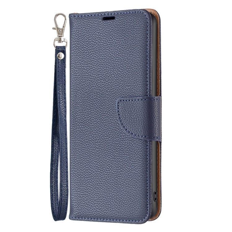 For Samsung Galaxy A15 Litchi Texture Pure Color Flip Leather Phone Case(Blue) - Galaxy Phone Cases by buy2fix | Online Shopping UK | buy2fix