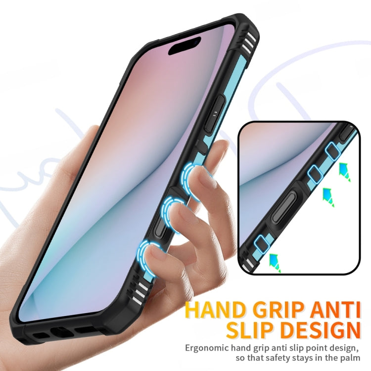 For iPhone 16 Pro Ring Holder Phone Case(Light Blue) - iPhone 16 Pro Cases by buy2fix | Online Shopping UK | buy2fix