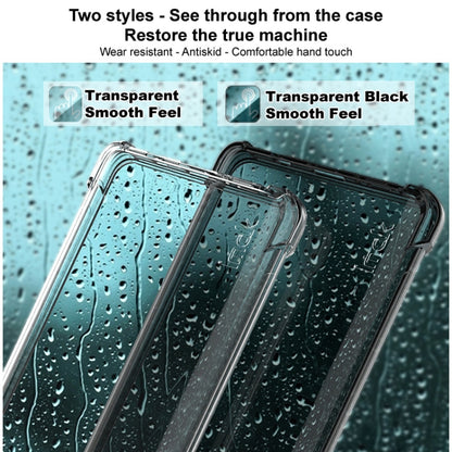 For Asus Zenfone 11 Ultra 5G imak Shockproof Airbag TPU Phone Case(Transparent Black) - ASUS Cases by imak | Online Shopping UK | buy2fix