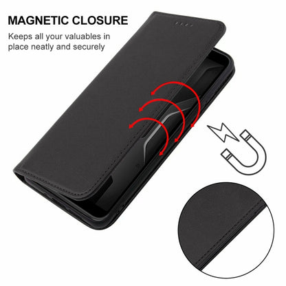 For Ulefone Armor X12 Magnetic Closure Leather Phone Case(Black) - Ulefone Cases by buy2fix | Online Shopping UK | buy2fix