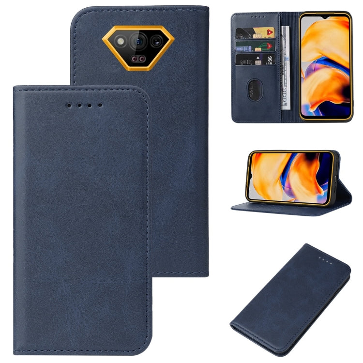 For Ulefone Armor X13 Magnetic Closure Leather Phone Case(Blue) - Ulefone Cases by buy2fix | Online Shopping UK | buy2fix