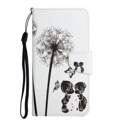 For iPhone 16 Pro 3D Colored Drawing Flip Leather Phone Case(Dandelions) - iPhone 16 Pro Cases by buy2fix | Online Shopping UK | buy2fix