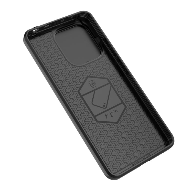 For Xiaomi Redmi Note 13 4G Global Sliding Camshield TPU + PC Shockproof Phone Case with Holder(Black) - Note 13 Cases by buy2fix | Online Shopping UK | buy2fix