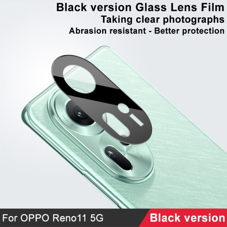 For OPPO Reno11 5G Global IMAK Rear Camera Lens Glass Film Black Version - For OPPO by imak | Online Shopping UK | buy2fix