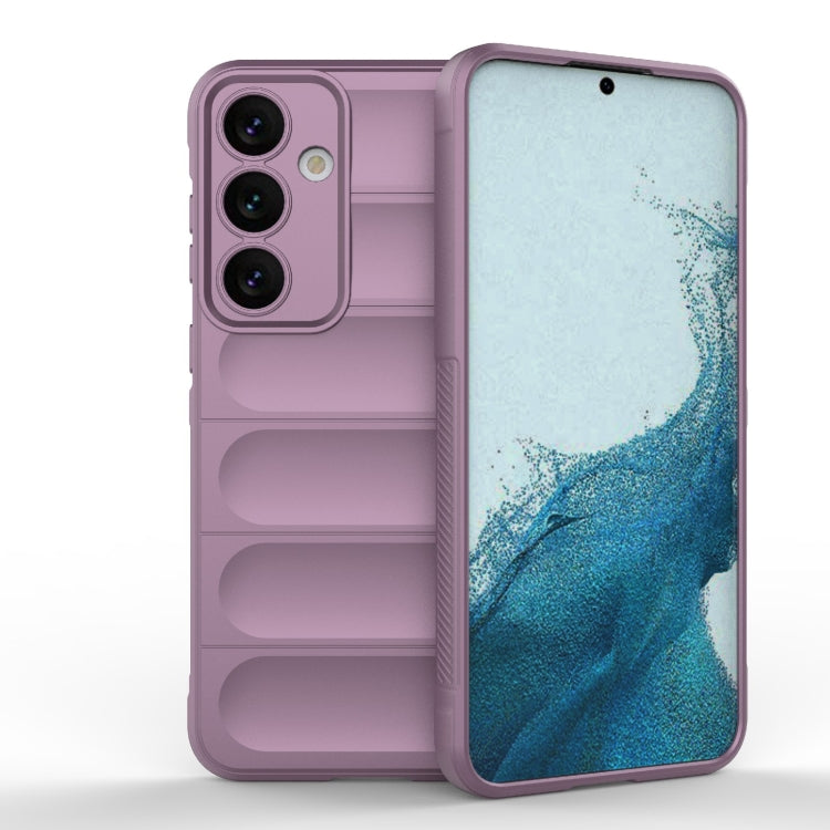 For Samsung Galaxy S24+ 5G Magic Shield TPU + Flannel Phone Case(Purple) - Galaxy S24+ 5G Cases by buy2fix | Online Shopping UK | buy2fix