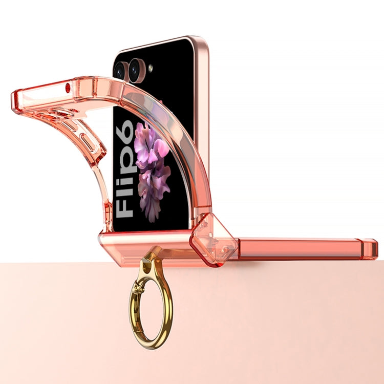 For Samsung Galaxy Z Flip6 GKK MagSafe Airbag Hinge Shockproof Phone Case with Ring Holder(Blue) - Galaxy Z Flip6 5G Cases by GKK | Online Shopping UK | buy2fix