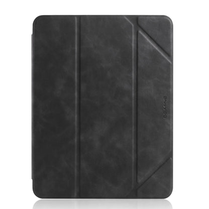 For iPad 10.2 2021 / 2020 / 2019 DG.MING See Series Horizontal Flip Leather Case with Holder & Pen Holder(Black) - iPad 10.2 Cases by DG.MING | Online Shopping UK | buy2fix