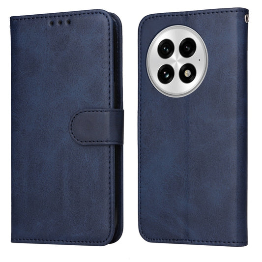 For OnePlus 13 Classic Calf Texture Flip Leather Phone Case(Blue) - OnePlus Cases by buy2fix | Online Shopping UK | buy2fix