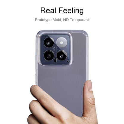 For Xiaomi 14 Ultra-thin Transparent TPU Phone Case - 14 Cases by buy2fix | Online Shopping UK | buy2fix