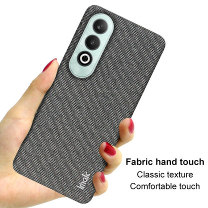 For OnePlus Nord CE4 5G imak Ruiyi Series Cloth Texture PU + PC Phone Case(Light Grey) - OnePlus Cases by imak | Online Shopping UK | buy2fix