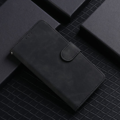 For Xiaomi Redmi Turbo 3 Skin Feel Magnetic Flip Leather Phone Case(Black) - Xiaomi Cases by buy2fix | Online Shopping UK | buy2fix