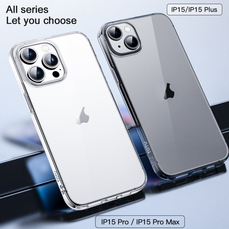 For iPhone 15 Pro Max TOTU PC-01 Soft Series Precision Lens Holes Phone Case(Transparent) - iPhone 15 Pro Max Cases by TOTUDESIGN | Online Shopping UK | buy2fix