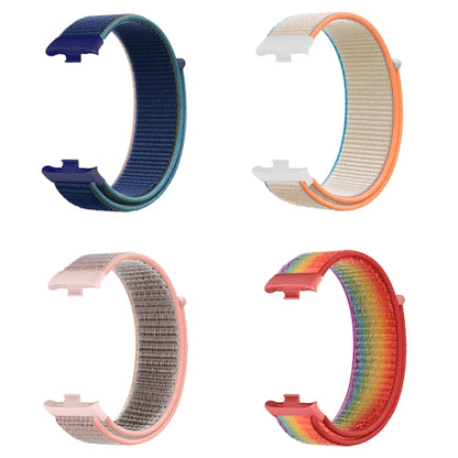 For Xiaomi Mi Band 8 Pro Nylon Loop Watch Band(Sea Shell) - Watch Bands by buy2fix | Online Shopping UK | buy2fix
