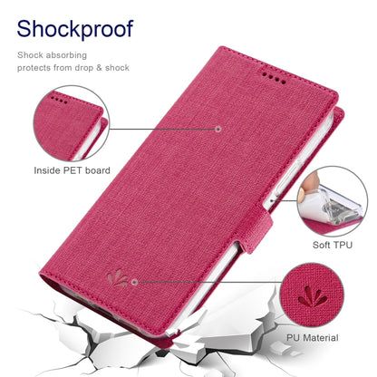 For iPhone 15 Plus ViLi K Series Dual-side Buckle Magsafe Leather Phone Case(Rose Red) - iPhone 15 Plus Cases by ViLi | Online Shopping UK | buy2fix