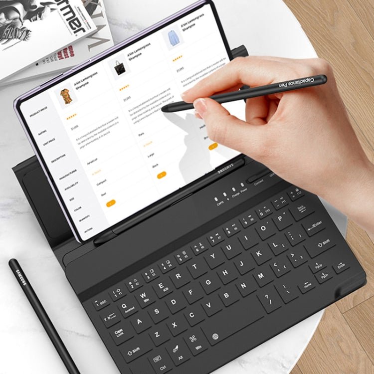 For Huawei Mate X5 GKK Gear Adjustment Bluetooth Keyboard Leather Case with Capacitive Pen + Phone Case(Carbon Fiber) - Huawei Keyboard by GKK | Online Shopping UK | buy2fix