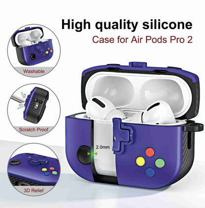 For AirPods 3 Game Console Shape Wireless Earphones Protective Case(Purple) - For AirPods 3 by buy2fix | Online Shopping UK | buy2fix