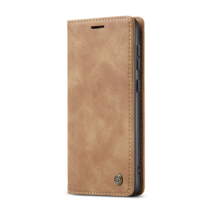 For Samsung Galaxy S24+ 5G CaseMe 013 Multifunctional Horizontal Flip Leather Phone Case(Brown) - Galaxy S24+ 5G Cases by CaseMe | Online Shopping UK | buy2fix