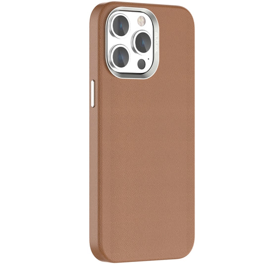 For iPhone 15 Pro Max Mutural Mingdian Series MagSafe Magnetic Phone Case(Brown) - iPhone 15 Pro Max Cases by Mutural | Online Shopping UK | buy2fix