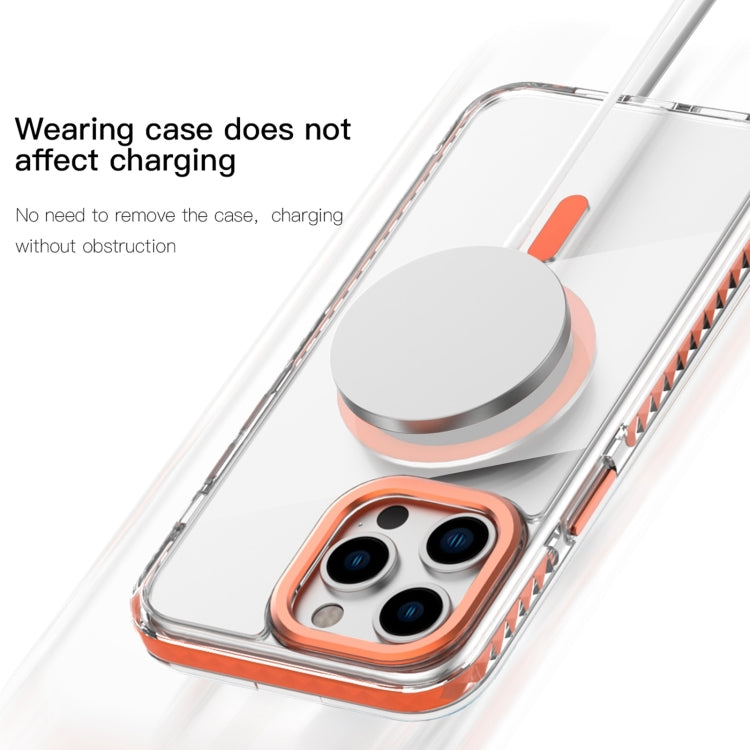 For iPhone 15 Pro Mutural Cushion Series MagSafe Magnetic Phone Case(Purple) - iPhone 15 Pro Cases by Mutural | Online Shopping UK | buy2fix