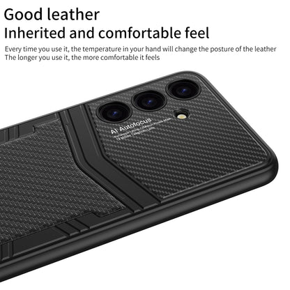 For Samsung Galaxy S24+ 5G GKK TPU + PU Full Coverage Phone Case(Litchi Texture) - Galaxy S24+ 5G Cases by GKK | Online Shopping UK | buy2fix