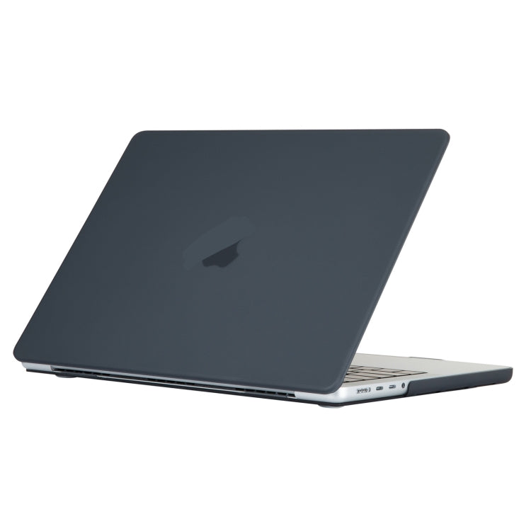 For MacBook Pro 16 inch M3 Laptop Matte Style Protective Case(Black) - MacBook Pro Cases by buy2fix | Online Shopping UK | buy2fix